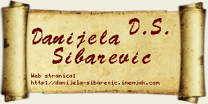 Danijela Šibarević vizit kartica